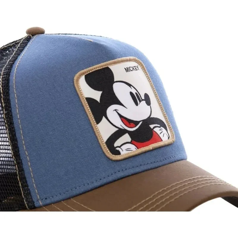 Color: Watermelon red, Size: Adjustable - Hot Sale Unisex Anime Cartoon Cap Disney Embroidery Baseball Cap Men Women Trucker Hat