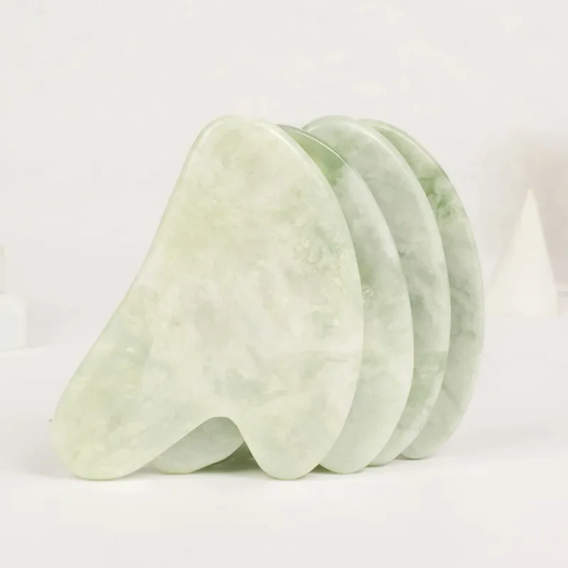 Jade Heart-Shaped Facial Beauty Massage