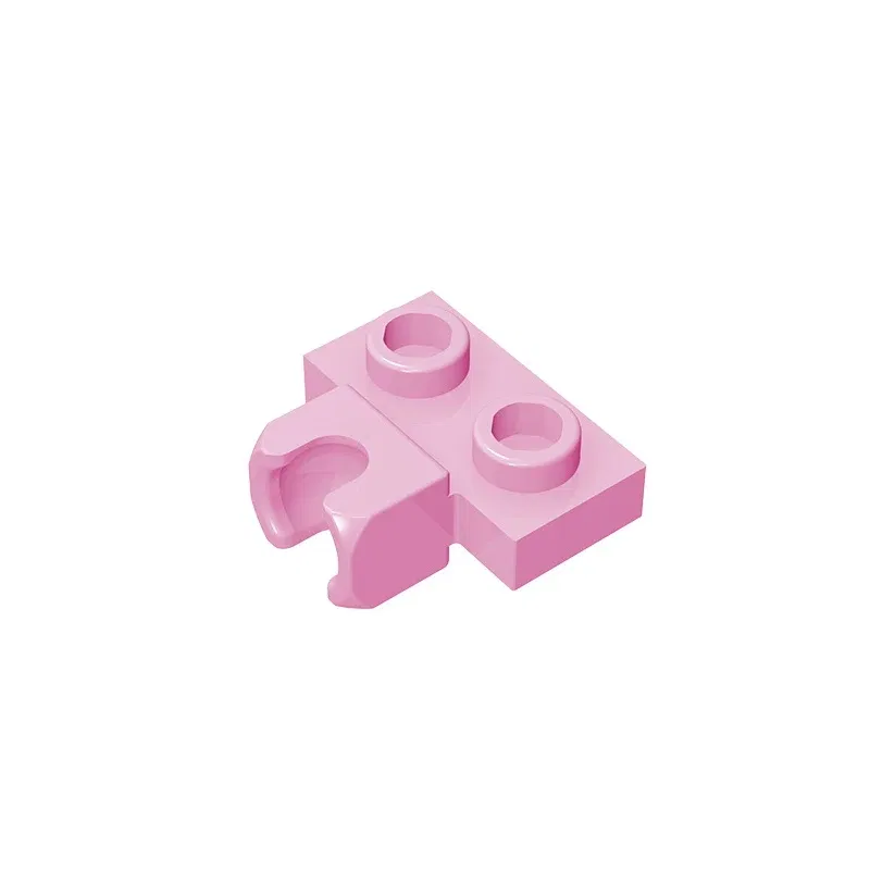 Color: NAVY - MOC PARTS GDS-850  Plate, Modified 1 x 2 with Small Tow Ball Socket on Side compatible with lego 14704 pieces of children's toys