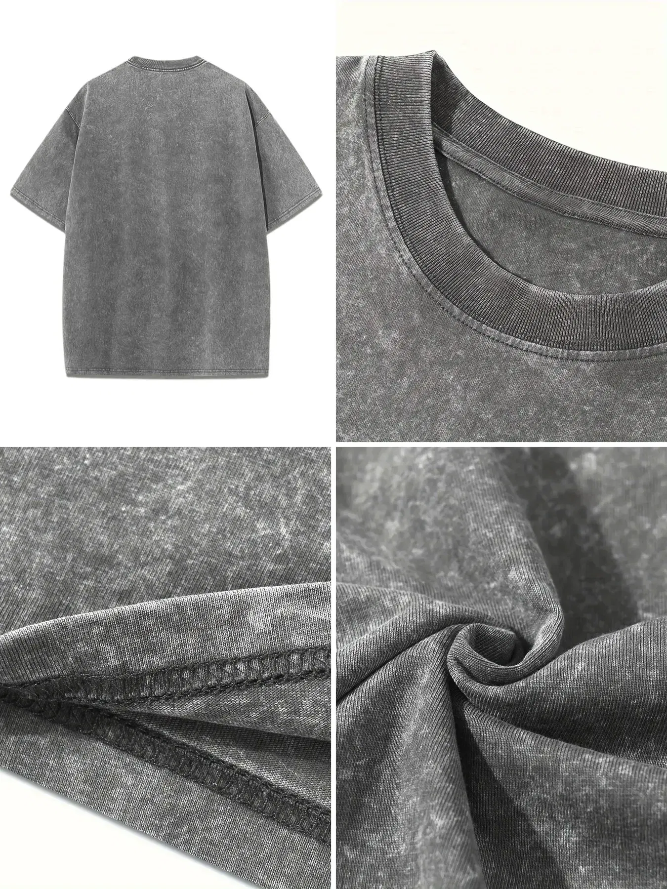 Color: Brown, Size: XL - Oversize Women's Washed T-Shirt Cotton Here Comes The Sun Prints T Shirts Casual O-Neck Short Sleeve Tops Loose Women's Clothes