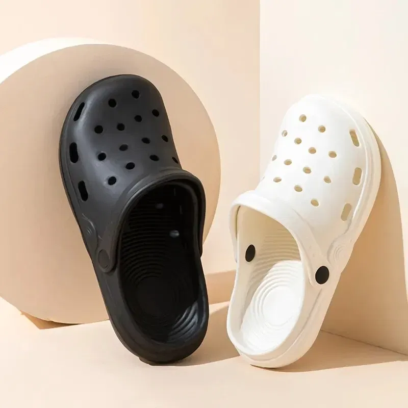 Shoe Size: 38, Color: Pink - Dongdong Shoes Women's New Trendy Summer Thick Sole Increase Anti Slip Fashion Work Beach Baotou Slippery Sandals Zyt2354