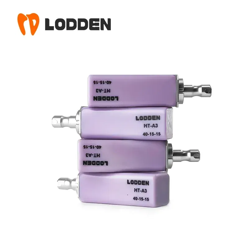 Color: PURPLE - 4pcs/box Dental Lithium Disilicate(Glass Ceramic) B40 Cube LT/HT for CAD CAM Inlay Veneer Crown Sirona cerec milling system