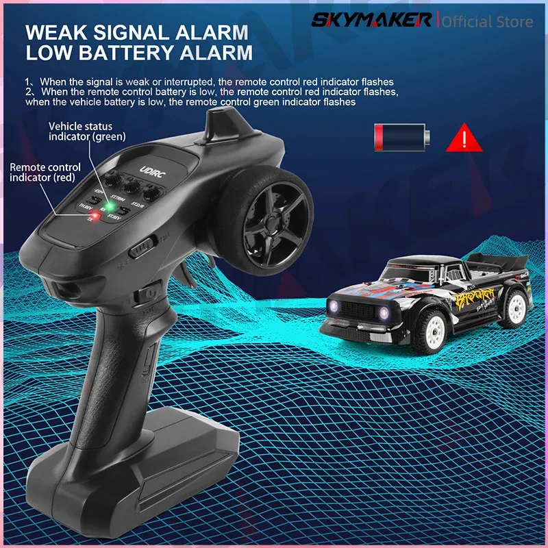 Color: Blue - RC Racing Car 1/16 UD1604 UD1603 Ud1607 UD1608 RC Car High Speed 2.4G Brushless 4WD Drift Remote Control Drift Car Toys For Boys