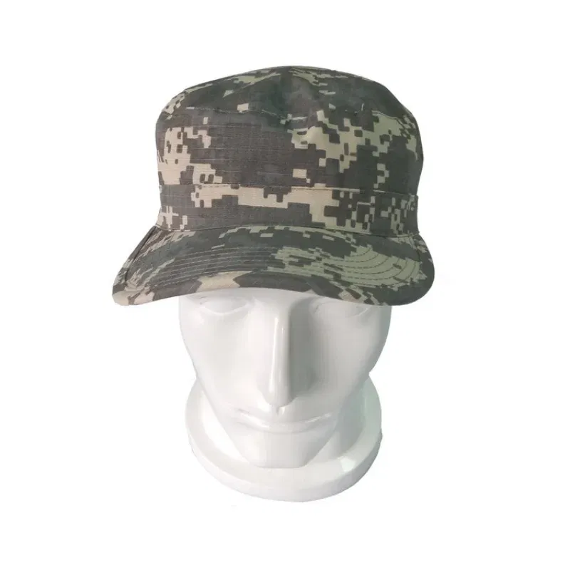 Color: Red - Classic men's military cap Men's women's fitted flat top baseball cap Army camo sun hat Outdoor sports fishing ride
