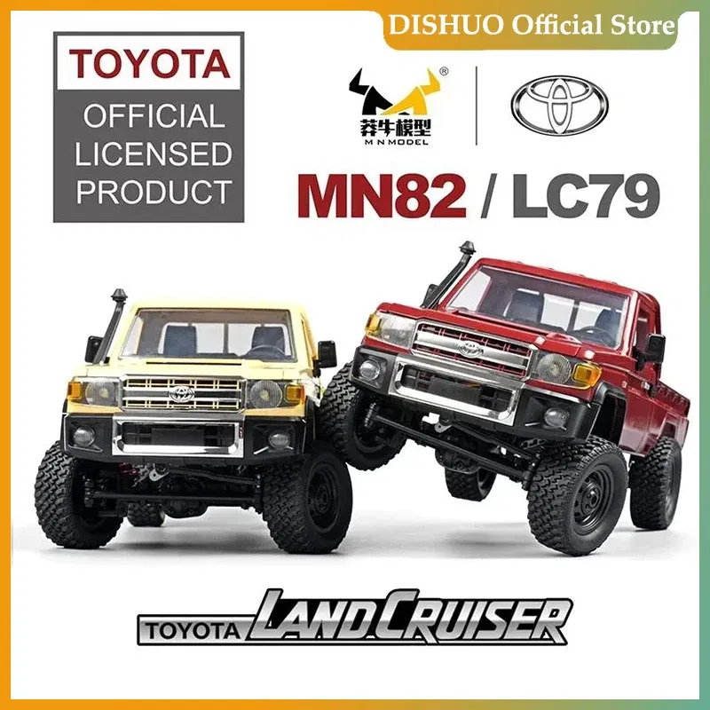 Color: black - MN82 1:12 Full Scale MN Model RTR Version RC Car 2.4G 4WD 280 Motor Proportional Off-Road RC Remote Control Car For Boys Gifts
