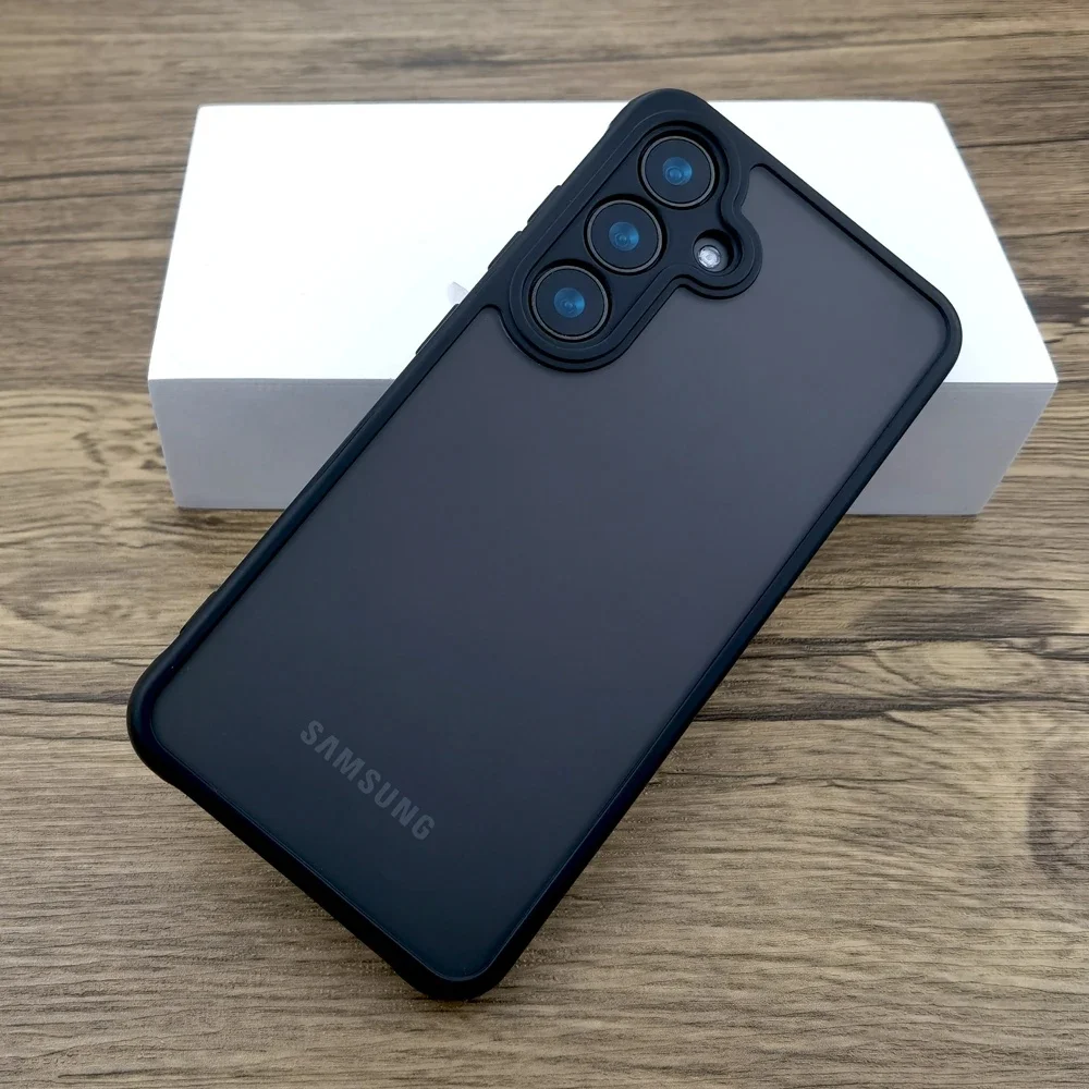 Color: black, Compatibility by Model: Galaxy A34 - Luxury Matte Case For Samsung Galaxy A56 A55 A54 A53 A52 A36 A35 A34 A13 A14 A15 A16 A17 A25 A26 A06 A05 A07 Protective Cover