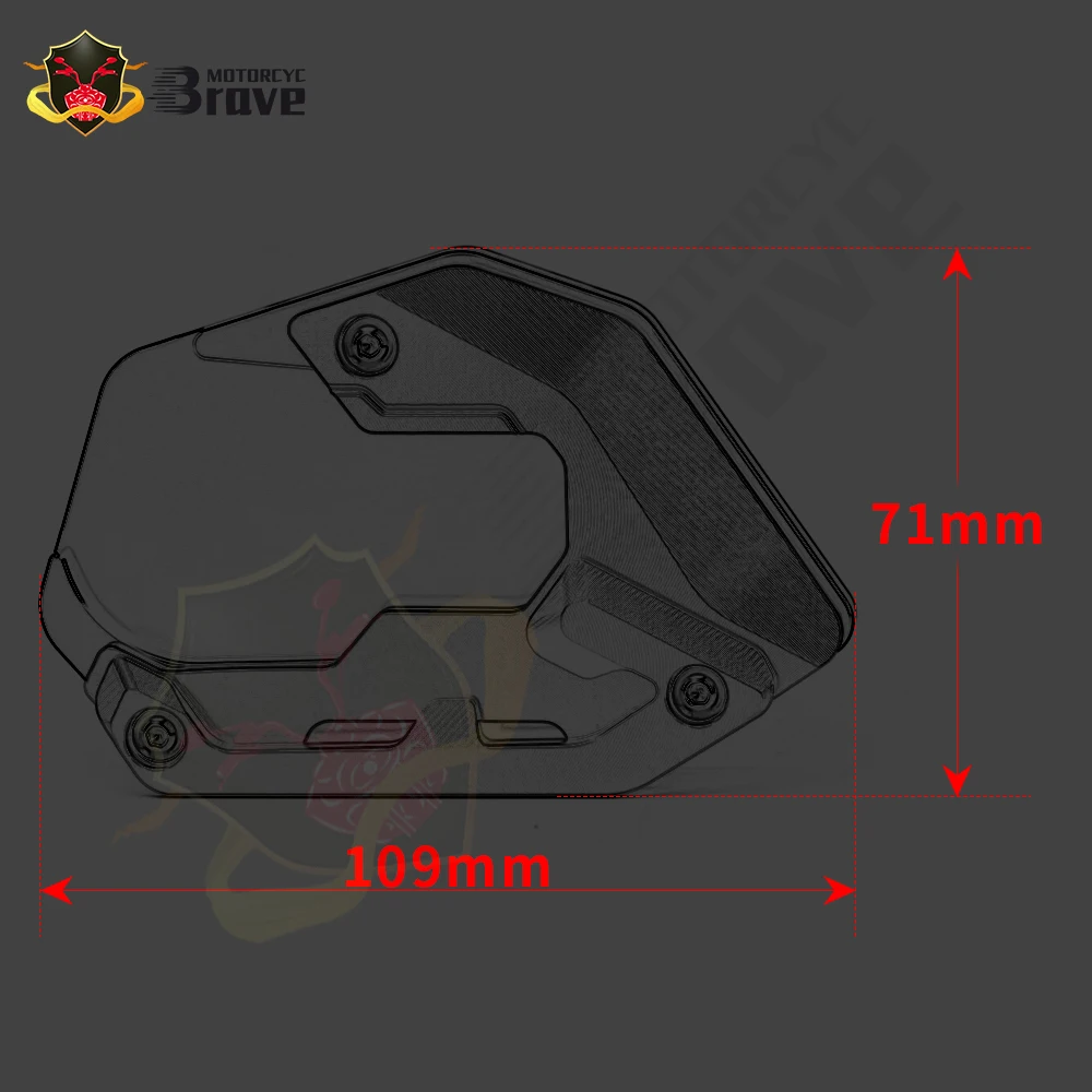 Color: Brown, Ships From: CHINA - For BMW R 1250GS ADV R1250GS Adventure R 1250 GS GSA Motorcycle Kickstand Low Suspension Extender Side Stand Enlarge Extension