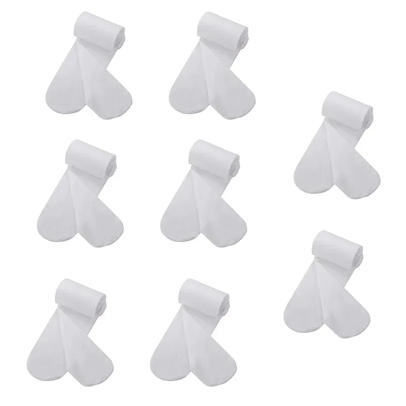 Color: Navy Blue, Size: S - 1/2/4/6/8 Pairs/lot Spring Summer Candy Kids Pantyhose Ballet Dance Tights for Girls Stocking Children Velvet Solid White