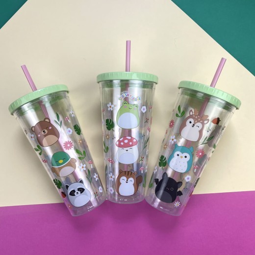 Squishmallows Cottage Collection Beaker & Straw