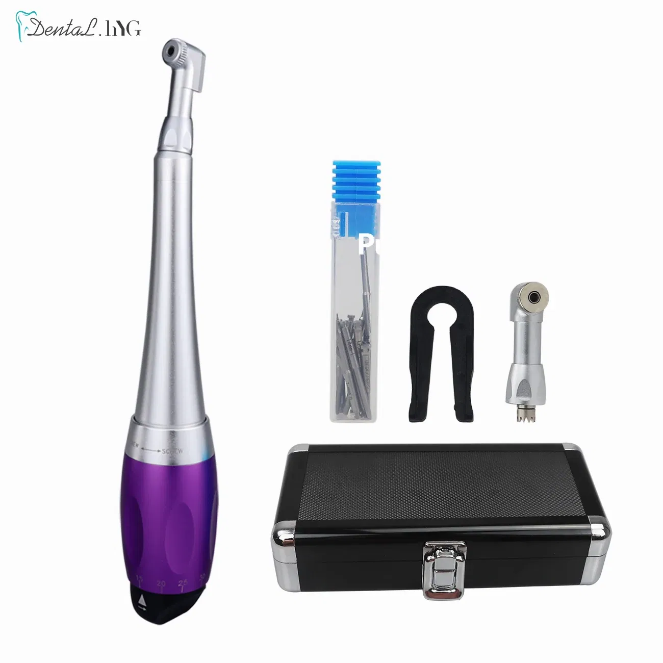 Color: GRAY - Dental Universal Implant Torque Wrench With 16pcs Drivers Dentistry Ratchet Latch Head Handpiece 5 To 35 N.cm Dentist Equipment