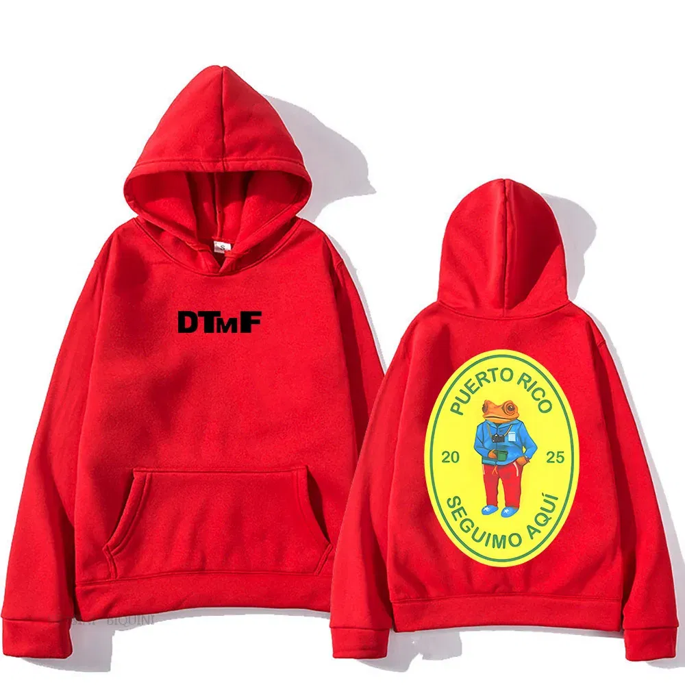 Color: Champagne, Size: S - DTMF Deb? Tirar Más Fotos 2025 New Album Hoodies Bad Bunny Singer Printing Sweatshirts Men Women Clothing Sudaderas Hombre Male