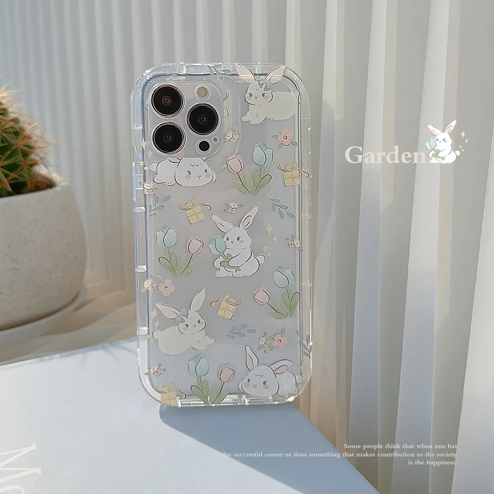 Color: SKY BLUE, Compatible-Phone Models: For Samsung Galaxy A32 5G - Cute Cartoon Bunny Print Phone Case for Samsung Galaxy 24 23 22 21 20 Plus Ultra FE A73 A72 A71 A52 A51 A32 Note 20 Airbag Funda