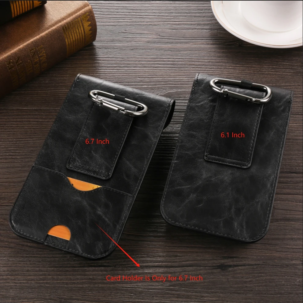 Color: black, Material: aluminum - Leather Phone Belt Clip Case Holder For iPhone 16 15 Plus 14 13 12 11 Pro XS Max Redmi Note 10 Men Waist Bag Holster Pouch Cover