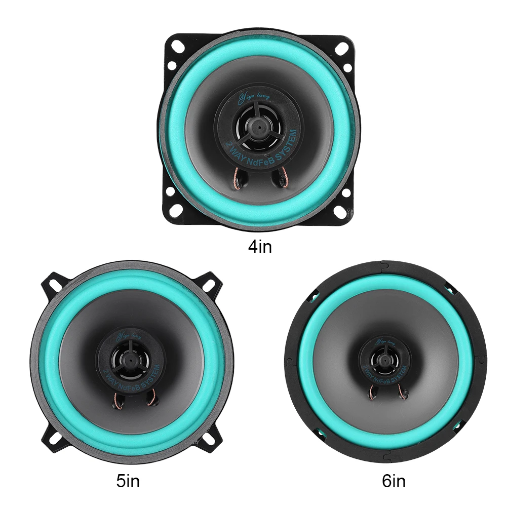 Size: 8" - Car Speakers 4/ 5 /6.5 Inch HiFi Coaxial Automotive Subwoofer Car Audio Music Stereo Speakers Audio Amplifier for Car Auto Horn