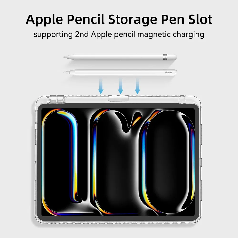 Color: other, Size: FOURTEEN - For iPad Air 5 Case 2024 Air 6 11 iPad Pro 11 12.9 13 10 Gen 10.2 9th 8th 7th 9.7 6th 5th Mini 7 6 Smart case with pen Holder