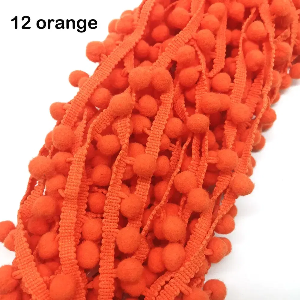 Color: Blue, Size: S - 1-5yard Pom pom Fringe Lace Ribbon Pompom Trim Ball Fabric DIY Sewing Tassel Lace Kintted Fabric Handmade DIY Craft Accessorie