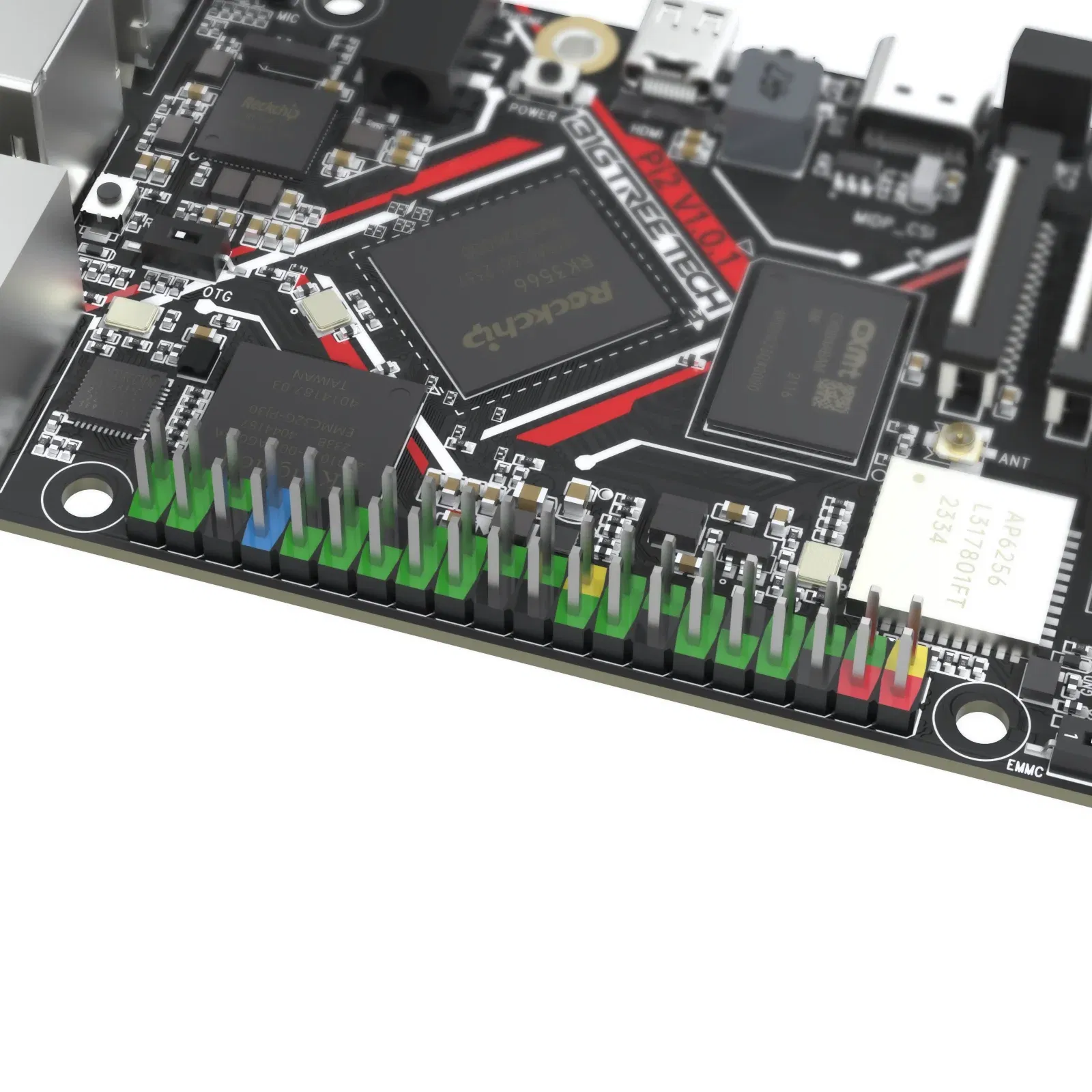 Color: Brown - BIGTREETECH BTT Pi 2 CB2 Control Board RK3566 2GB LPDDR4 32GB eMMC CSI DSI Interface For Klipper VS Raspberry PI Octopus Pro