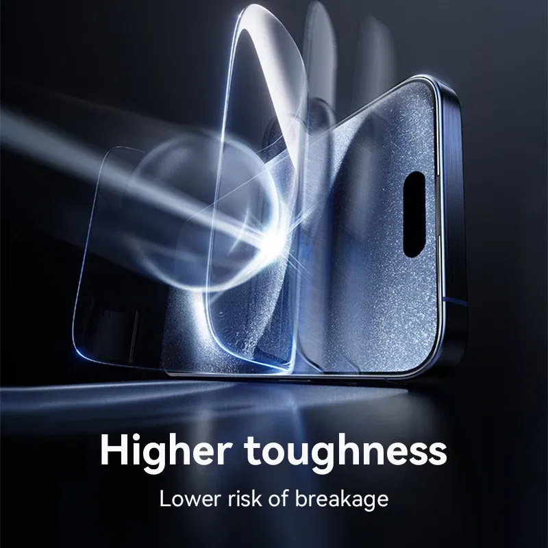 Bundle: Bundle6, Material: pet - Joyroom 1/2/3pcs Tempered Glass For iPhone 16 15 14 13 12 11 Pro Max Screen Protector For iPhone 16 Full Screen Protective Glass