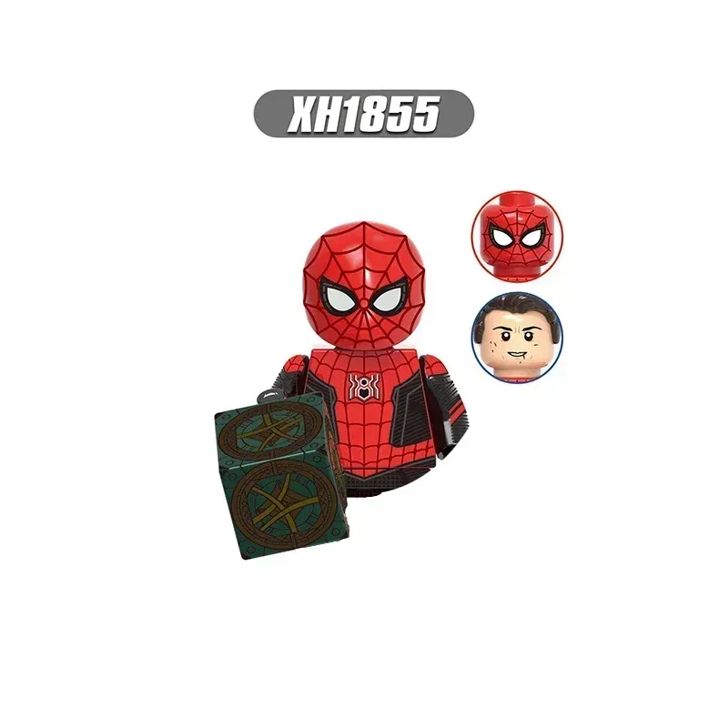 Color: RED - Hot toys New  Marvel superhero Building blocks Doctor Strange Spider-Man Brick toy action figures Children's toy party gifts