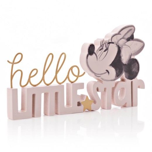 Word Plaque : Minnie Mouse Hello Little Star