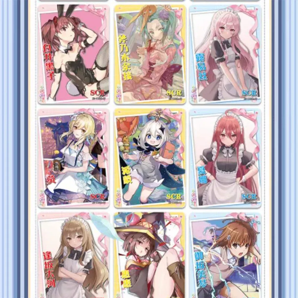 Color: nine - Wholesale 4 Boxes Goddess Story NS-11 Collection Card PR Anime Games Girl Party Swimsuit Bikini Feast Booster Box Doujin
