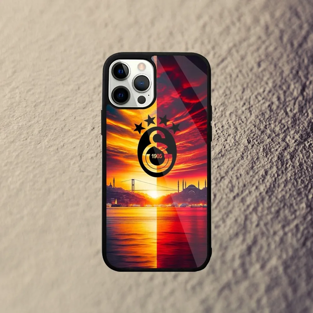 Color: black, Material: Microfiber - G-Galatasaray 1905s Phone Case For iPhone 16,15,14,13,12,11,Plus,Pro,Max Mini Magsafe Magnetic Wireless Charging