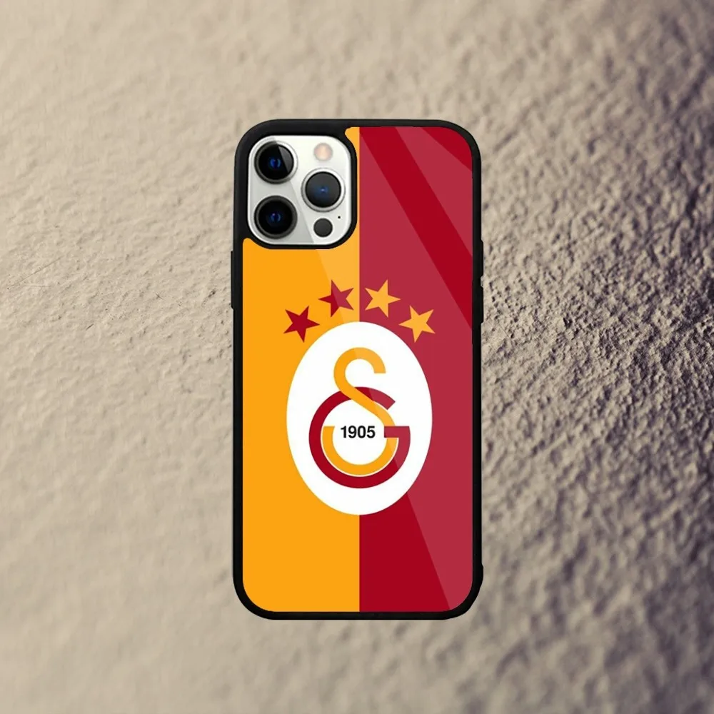 Color: black, Material: Microfiber - G-Galatasaray 1905s Phone Case For iPhone 16,15,14,13,12,11,Plus,Pro,Max Mini Magsafe Magnetic Wireless Charging