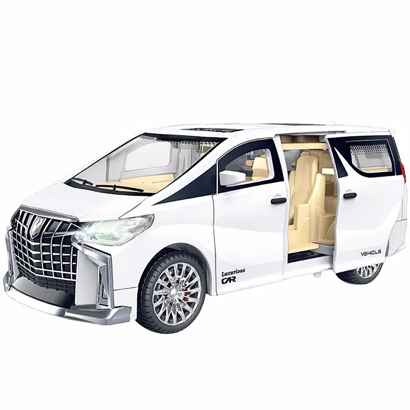 Color: Multicolor - Children's Inertia Pull-back Car Toy with Lighting Sound Simulation Commercial Car Model Boy Gift Toy Car Kids Holiday Gift