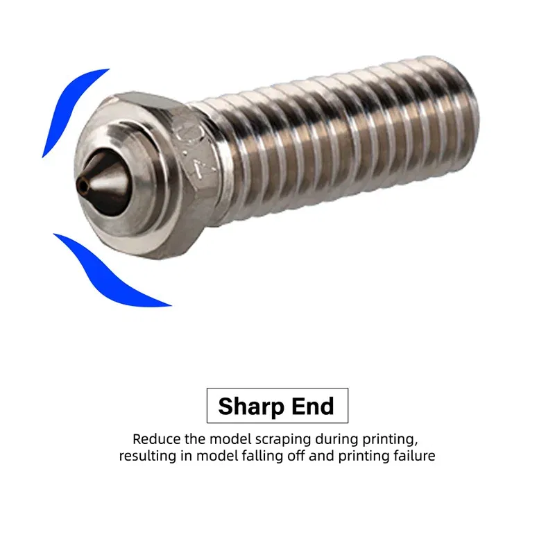 Mellow NF Volcano nozzle Bimetallic Copper&Hardened steel 3D printer parts DLC High Temperature Wear 3D Printer