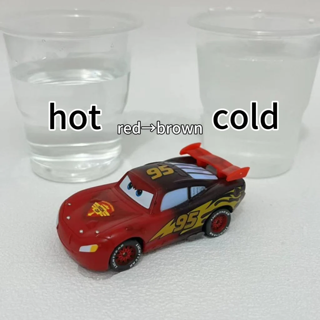Color: black - Pixar Cars 3 Temperature-variable Model Disney Lightning Mcqueen Racing Family Mack Uncle Car Toy Boy Girl Children Toys Gift