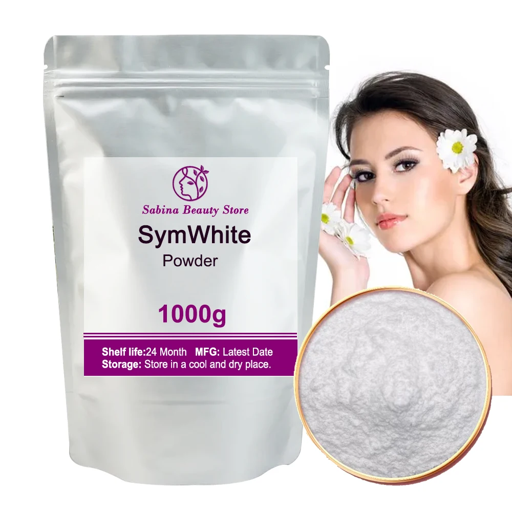 Color: Sky blue - Hot Supply 99% SymWhite Powder 377 Skin Whitening Sym White Phenylethyl Resorcinol Cosmetic Raw Material