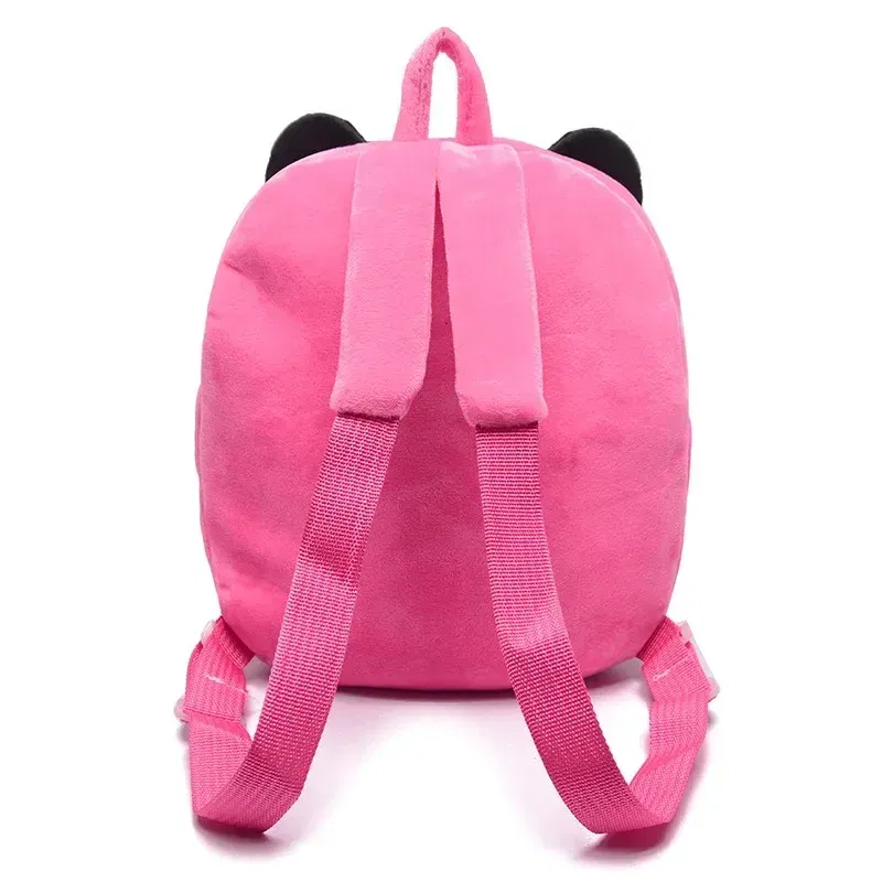 Color: black - Cartoon cute children schoolbag kindergarten small class baby backpack kt cat Mickey 1-3 years old plush backpack