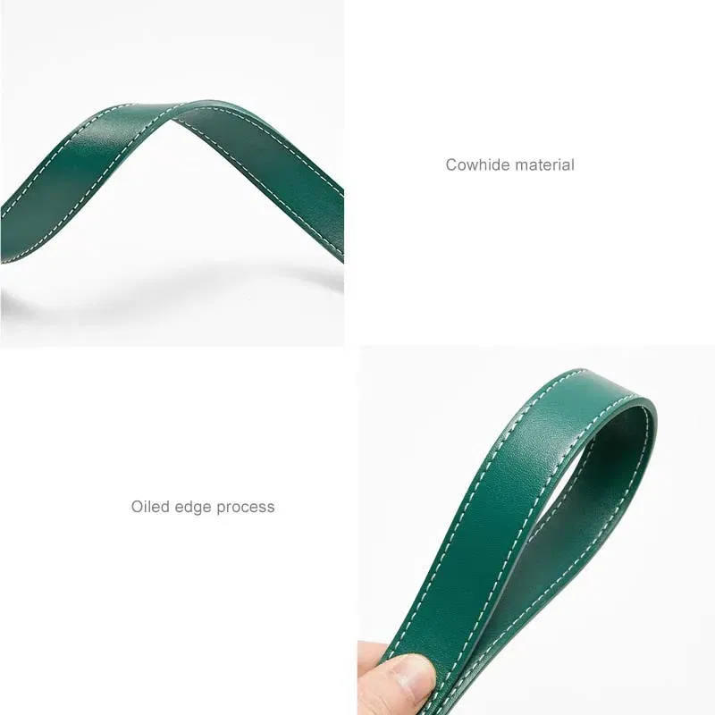 Color: PURPLE - Bag extended shoulder strap for Goyard Bowling 25 toiletries bag handle shoulder replacement strap bag modification accessories