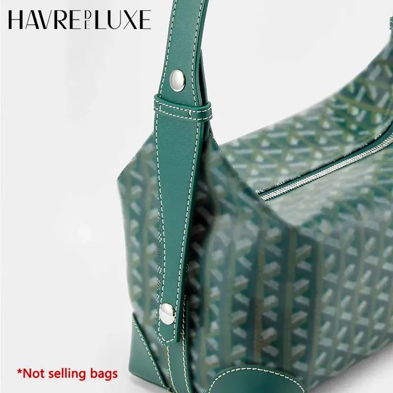 Color: PURPLE - Bag extended shoulder strap for Goyard Bowling 25 toiletries bag handle shoulder replacement strap bag modification accessories