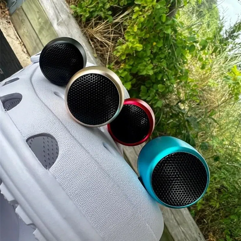 Color: Blue - Funny Croc Mini BT Speaker charm accessories Christmas Gift For Friends