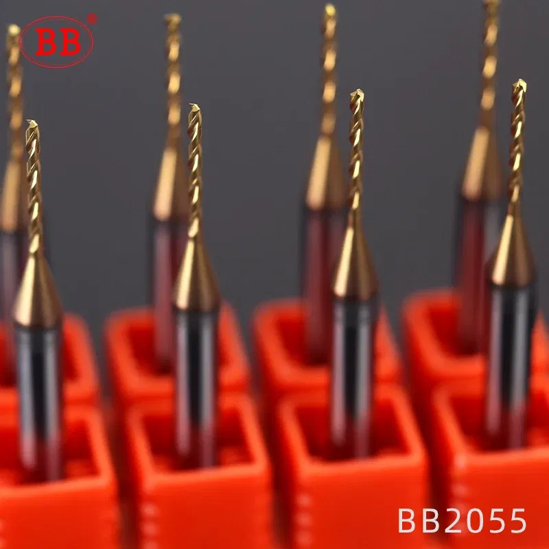 Hole Diameter: 8.2mm - BB 0.3~2.02mm Micro Drill Solid Carbide Bit Mini CNC Hole Making 3D Shank Diameter 4mm D4 Metal Steel Plastic 1PCS
