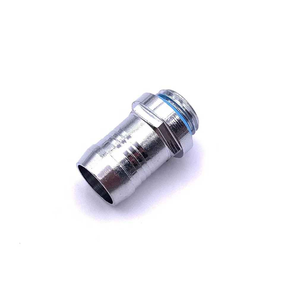 Color: Blue - 6pcs PC Water Cooling Barb Fitting Two-Touch Fitting G1/4 Thread Barb Connector for Computer Cooling System 4/6/7.2/9/11/14mm