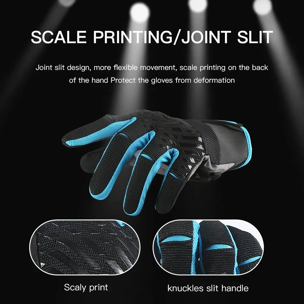 Color: Black, Size: M, Ships From: CHINA - Touch Screen Full Fingers Gel Breathable Sports Cycling Gloves MTB Road Bike Riding Racing Women Men Bicycle Gloves