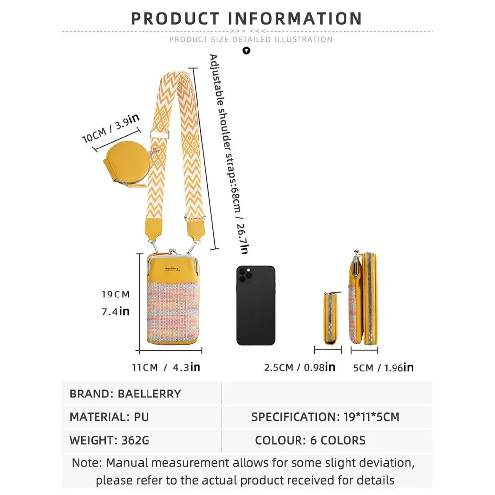 Color: Brown, Size: Mini(Max Length