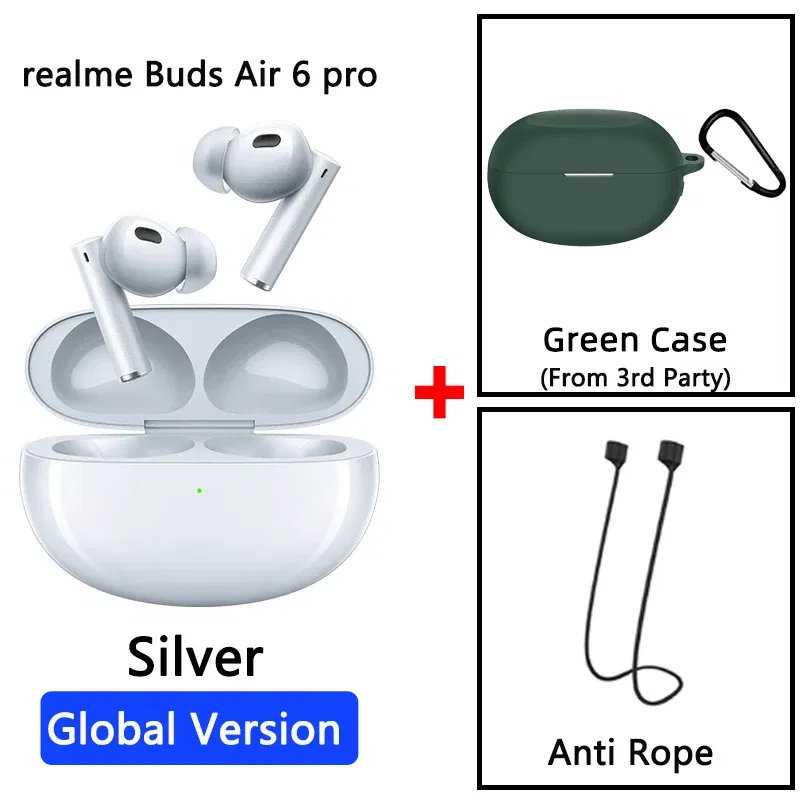 Color: Skin Color, Ships From: CHINA - New! Global Version Buds Air 6 Pro True Wireless Earphone 50dB Deep Sea Noise Reduction 2.0 Bluetooth 5.3 IP55 Headphone