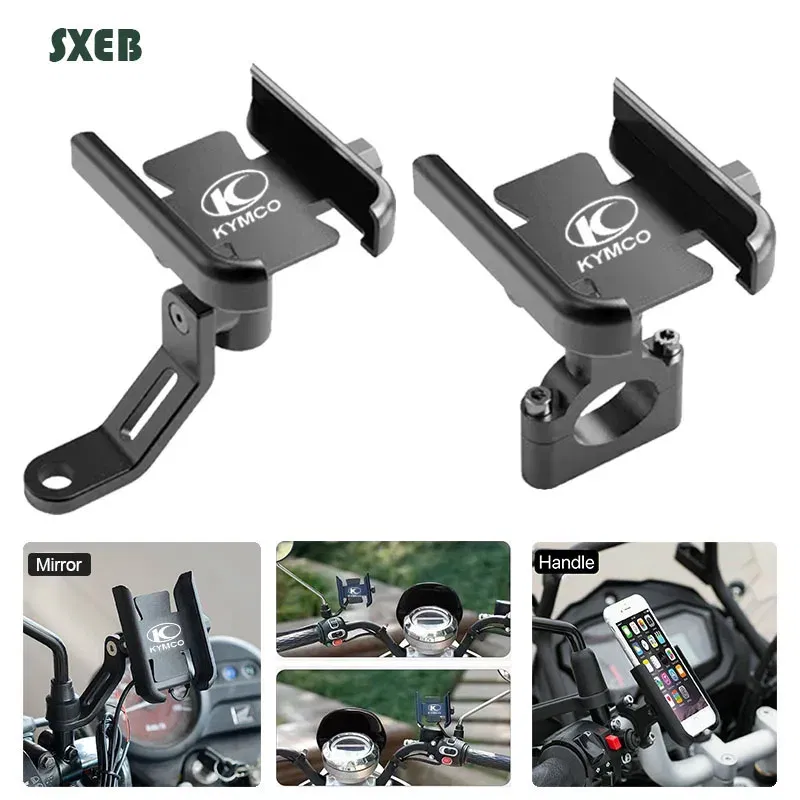 Color: Black, Ships From: CHINA - For KYMCO AK550 ST Xciting S400 i TCS DT X 360 125 350 CV3 Dink X125 X Town CT 125 Downtown 125 ABS Mobile Phone Stand Holder