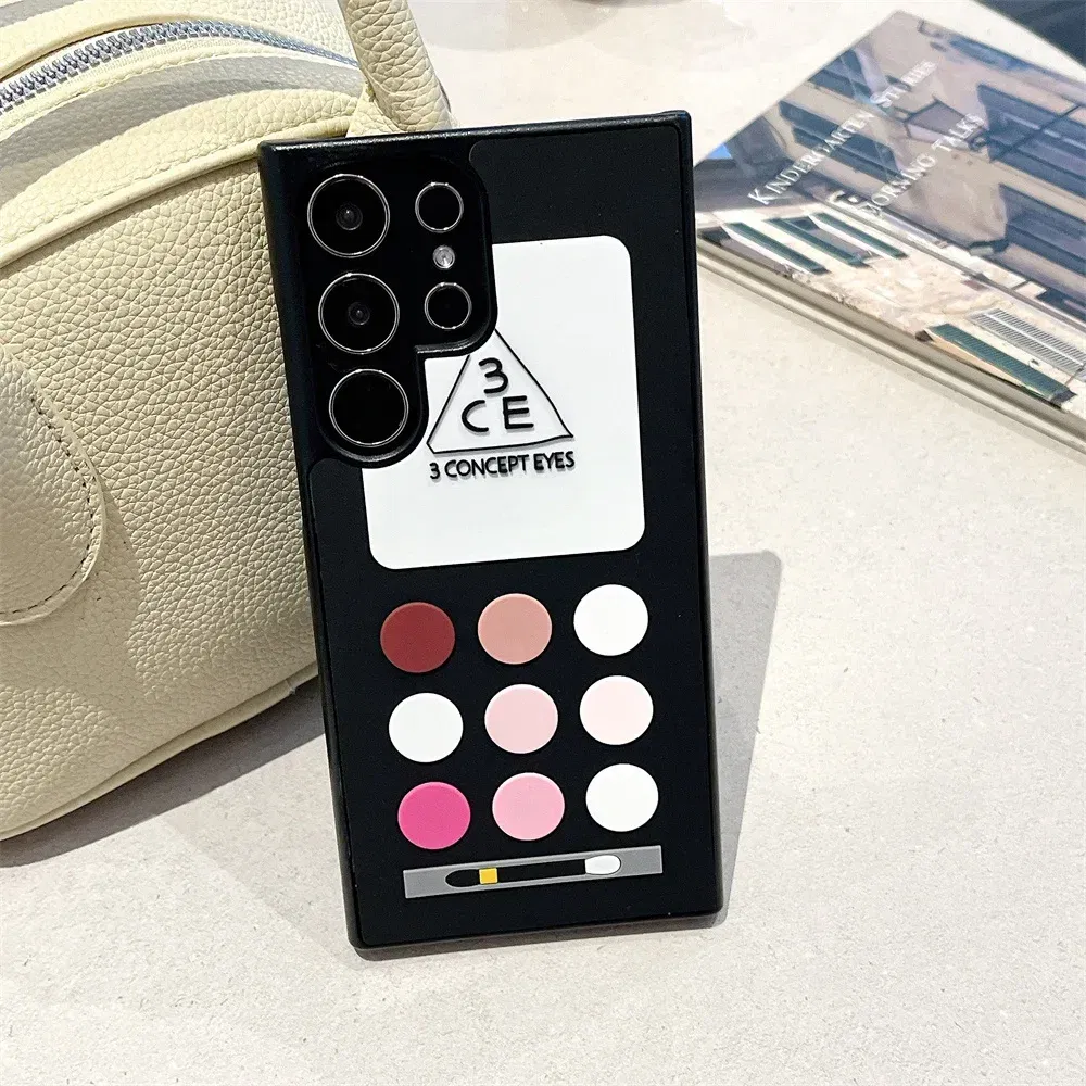 Color: army green, Material: Plastic - S24 Ultra Case 3D Cute Game Box Design Cellphone Luxury for Samsung Galaxy S23 S24 Ultra Phone Cases Cartoon Shockproof Cover
