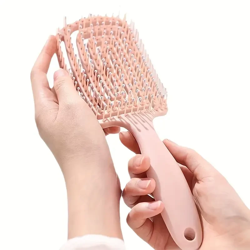 1pcs Hollow Out Detangling Hair Brush