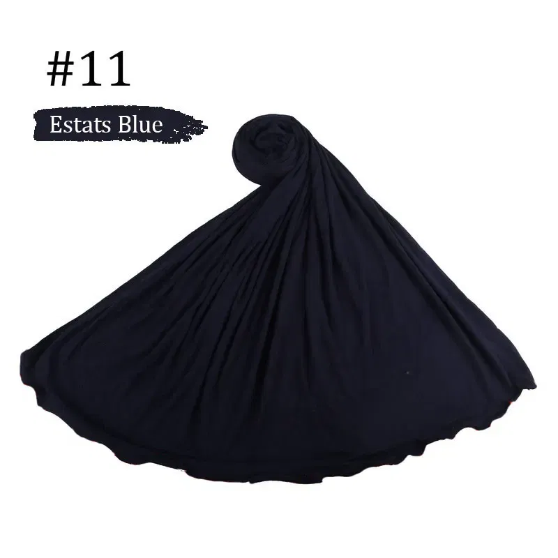 Color: dusty wine - 180X85cm  Muslim Women Jersey Hijab Scarf Cotton Stretchy Premium Jersey HIjabs Soft Material Big Large Size Jersey Scarves