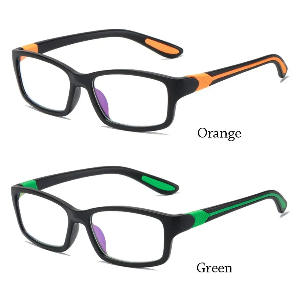 Frame Color: WHITE, Eye Prescription: +50 - Reading Glasses Men Fashion Sports Anti-blue Light Blocking Reading Eyewear Grey Red TR90 Frame Presbyopia Eyeglasses