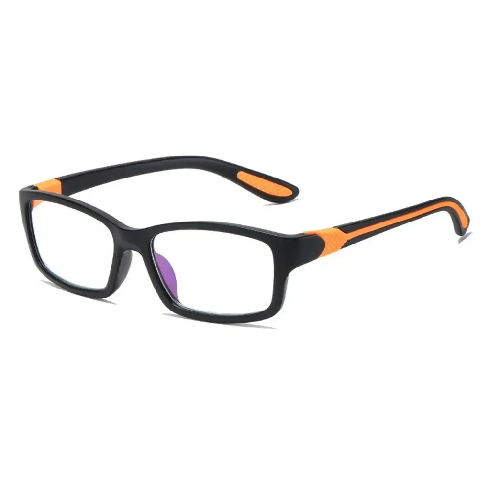Frame Color: WHITE, Eye Prescription: +50 - Reading Glasses Men Fashion Sports Anti-blue Light Blocking Reading Eyewear Grey Red TR90 Frame Presbyopia Eyeglasses