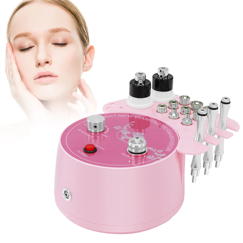 Color: Gold, Ships From: CHINA - 3 in 1 Diamond Microdermabrasion Dermabrasion Machine For Facial Blackhead Removal Acne Wrinkle Skin Care Device