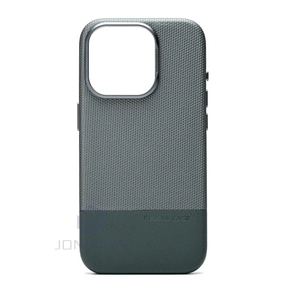 Color: Blue, Material: Plastic - Business Hit Color Relief Leather Case For iPhone 16 15 14 13 Pro Max For Magsafe Magnetic Wireless Charge Alloy Len Cover Bag
