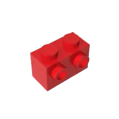 Color: BRIGHT PINK - MOC PARTS DIY GDS-634 BRICK 1X2 W. 2 KNOBS compatible with lego 11211 children's toys Assembles Building Blocks Technical