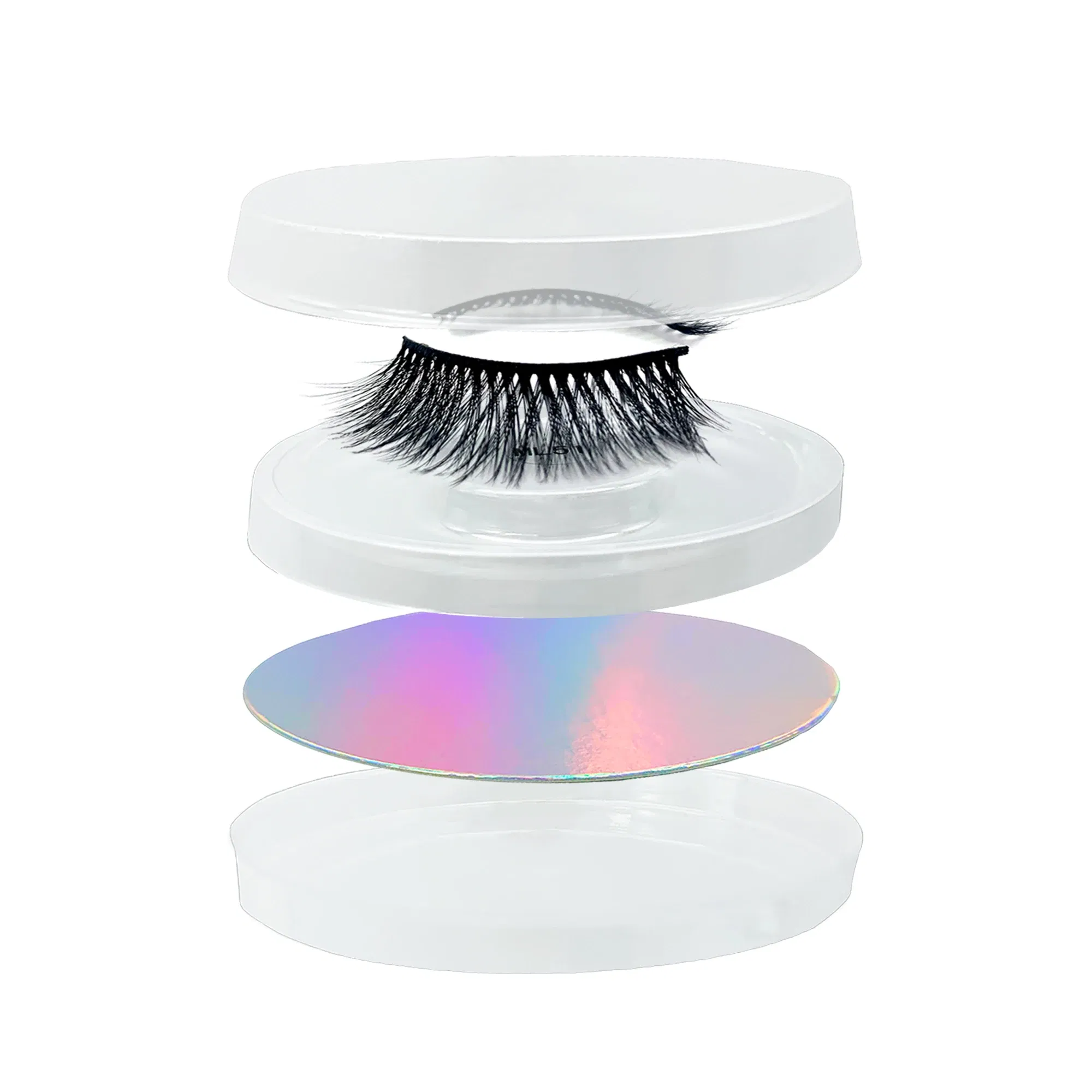 Color: Light Grey, Ships From: CHINA - Fake Eyelashes Wholesale Fluffy False Eyelashes Makeup Eyelash Extension Accessoires Faux Mink Lashes maquiagem